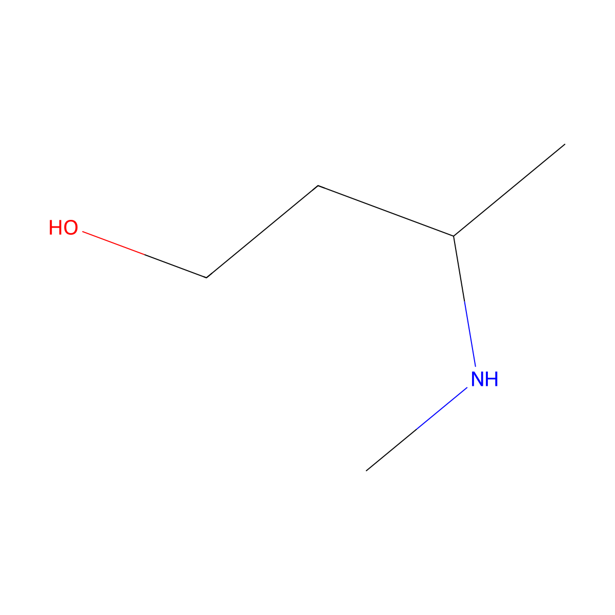 (3R)-3-(methylamino)butan-1-ol molecular structure, CAS 1620680-35-4