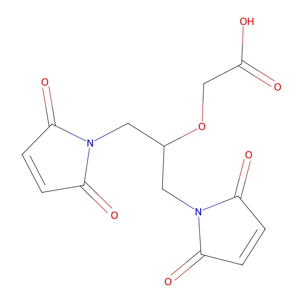 diMal-O-CH2COOH molecular structure, CAS 1620837-47-9