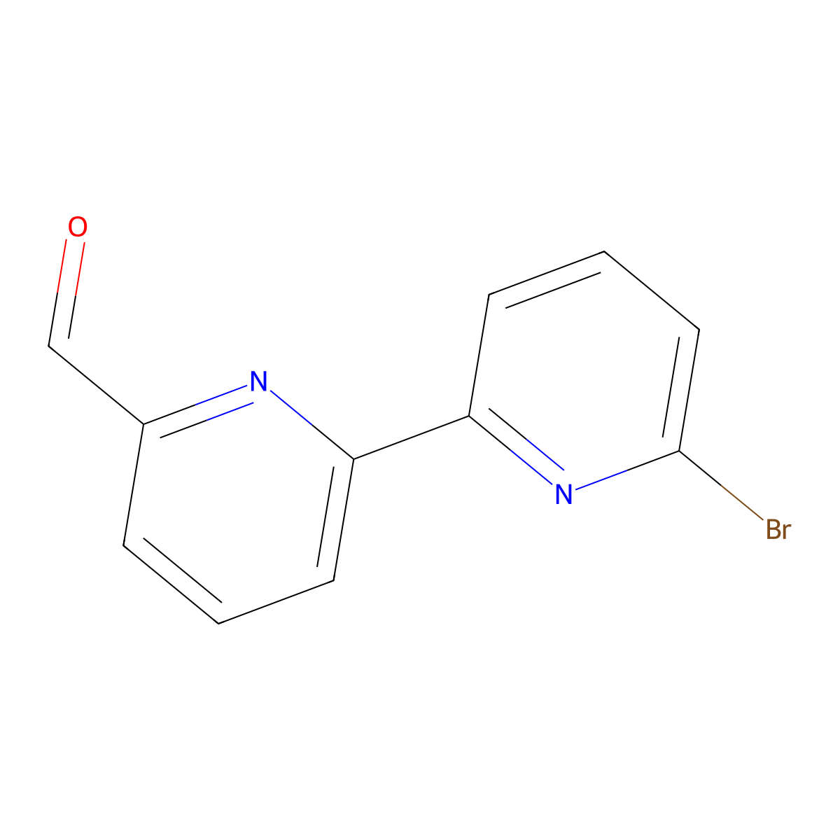 6-Bromo-6'-formyl-2,2'-bipyridine molecular structure, CAS 162084-84-6