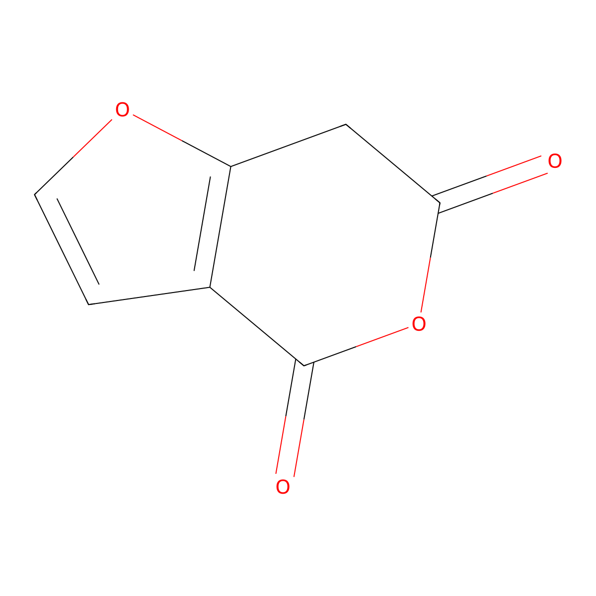 4H,6H,7H-furo[3,2-c]pyran-4,6-dione molecular structure, CAS 1620989-26-5