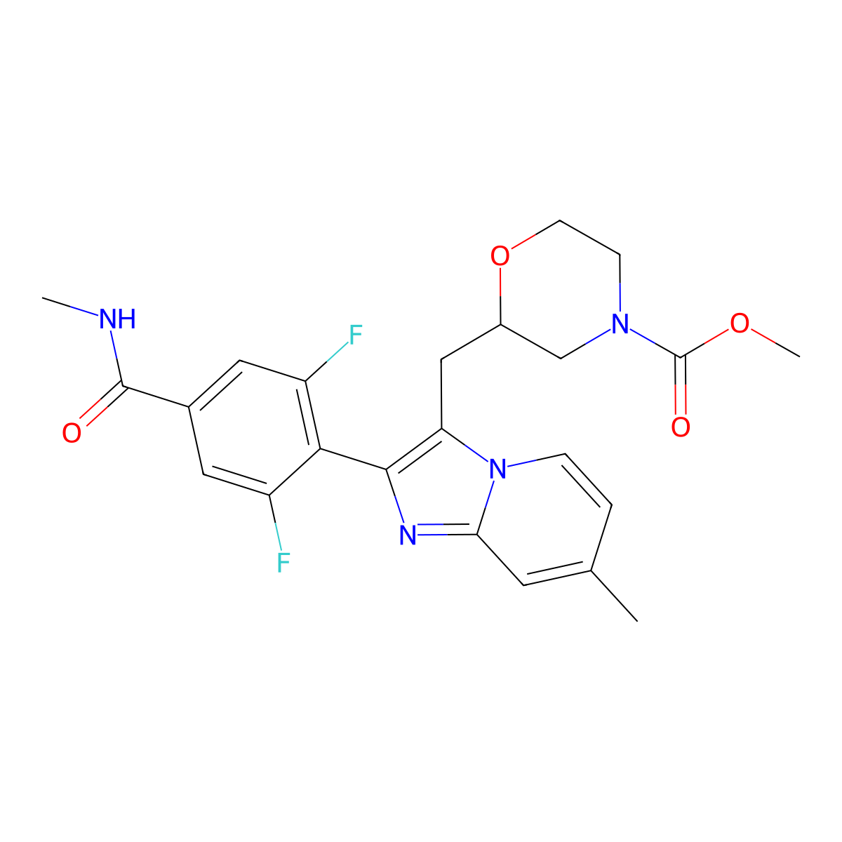 Camlipixant molecular structure, CAS 1621164-74-6