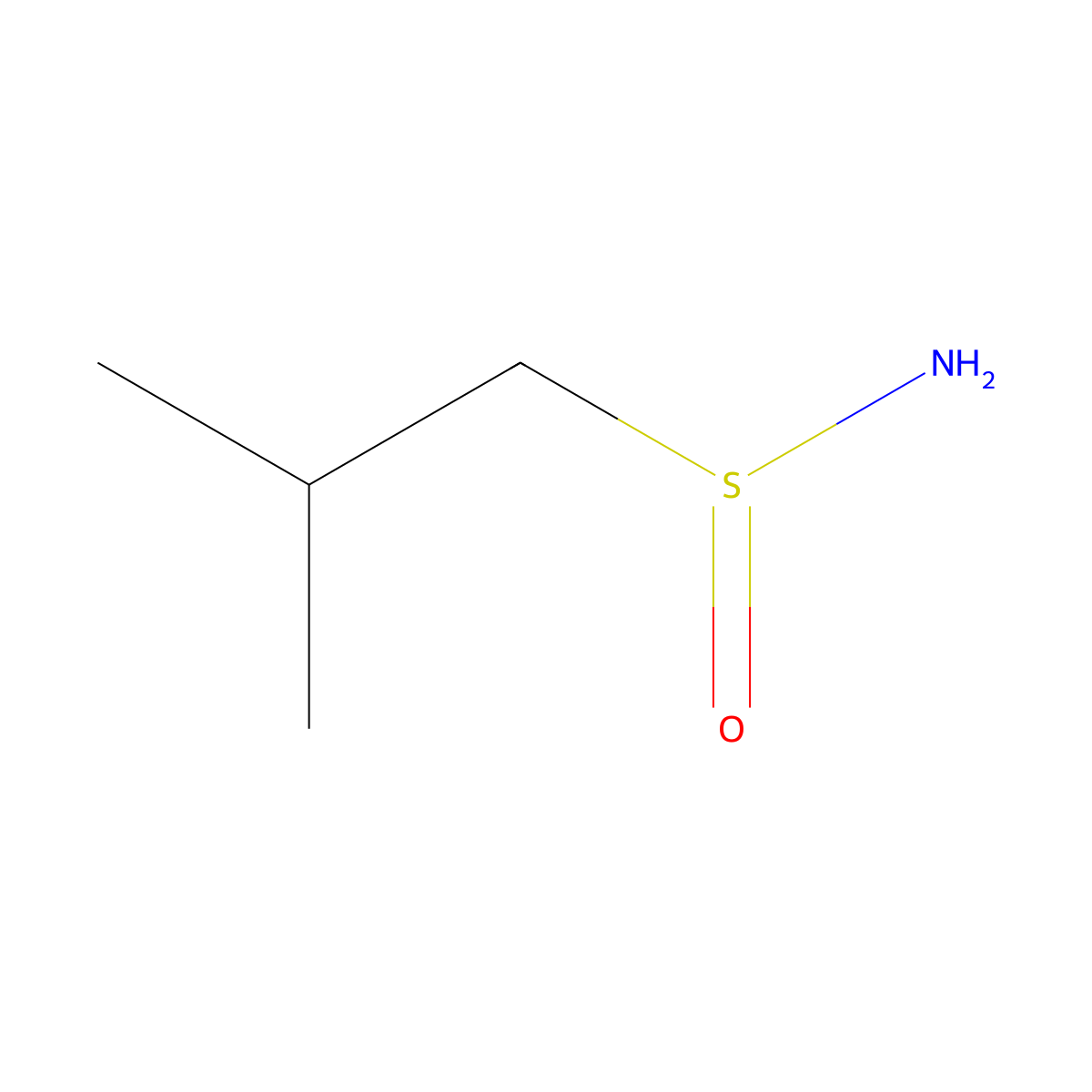 2-Methylpropane-1-sulfinamide molecular structure, CAS 1621232-55-0
