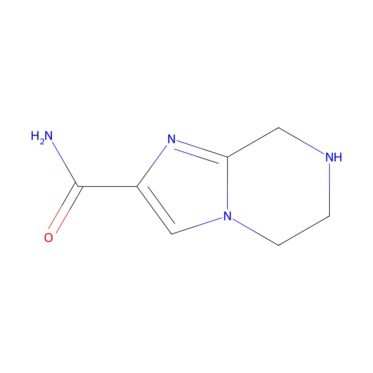 5,6,7,8-Tetrahydroimidazo[1,2-a]pyrazine-2-carboxamide molecular structure, CAS 1621324-37-5