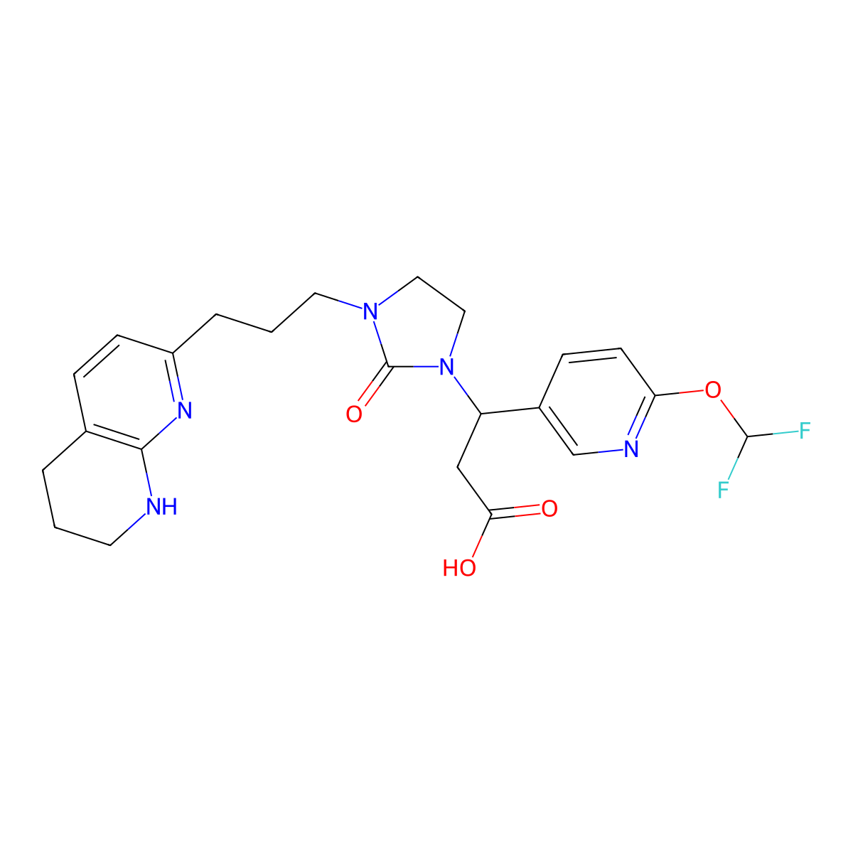 Nesvategrast molecular structure, CAS 1621332-91-9