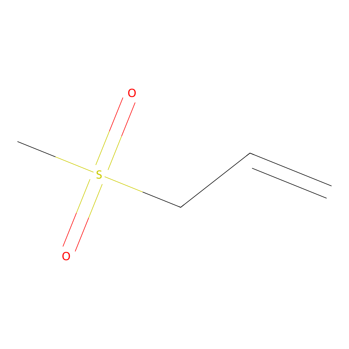 3-Methanesulfonylprop-1-ene molecular structure, CAS 16215-14-8