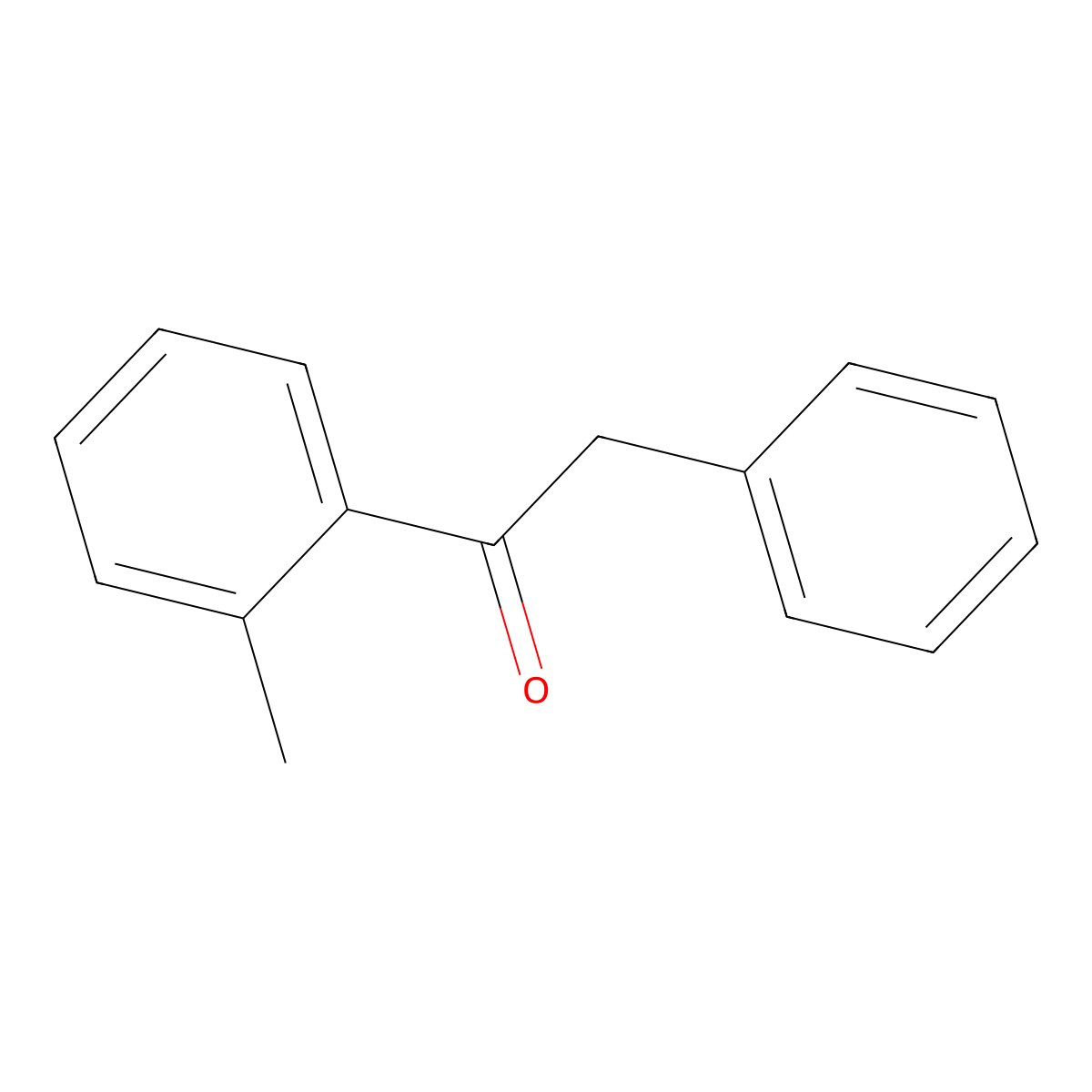 1-(2-Methylphenyl)-2-phenylethan-1-one molecular structure, CAS 16216-13-0