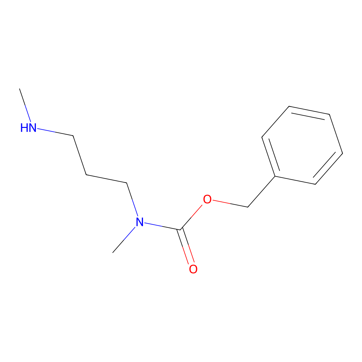 benzyl N-methyl-N-[3-(methylamino)propyl]carbamate molecular structure, CAS 1621608-56-7