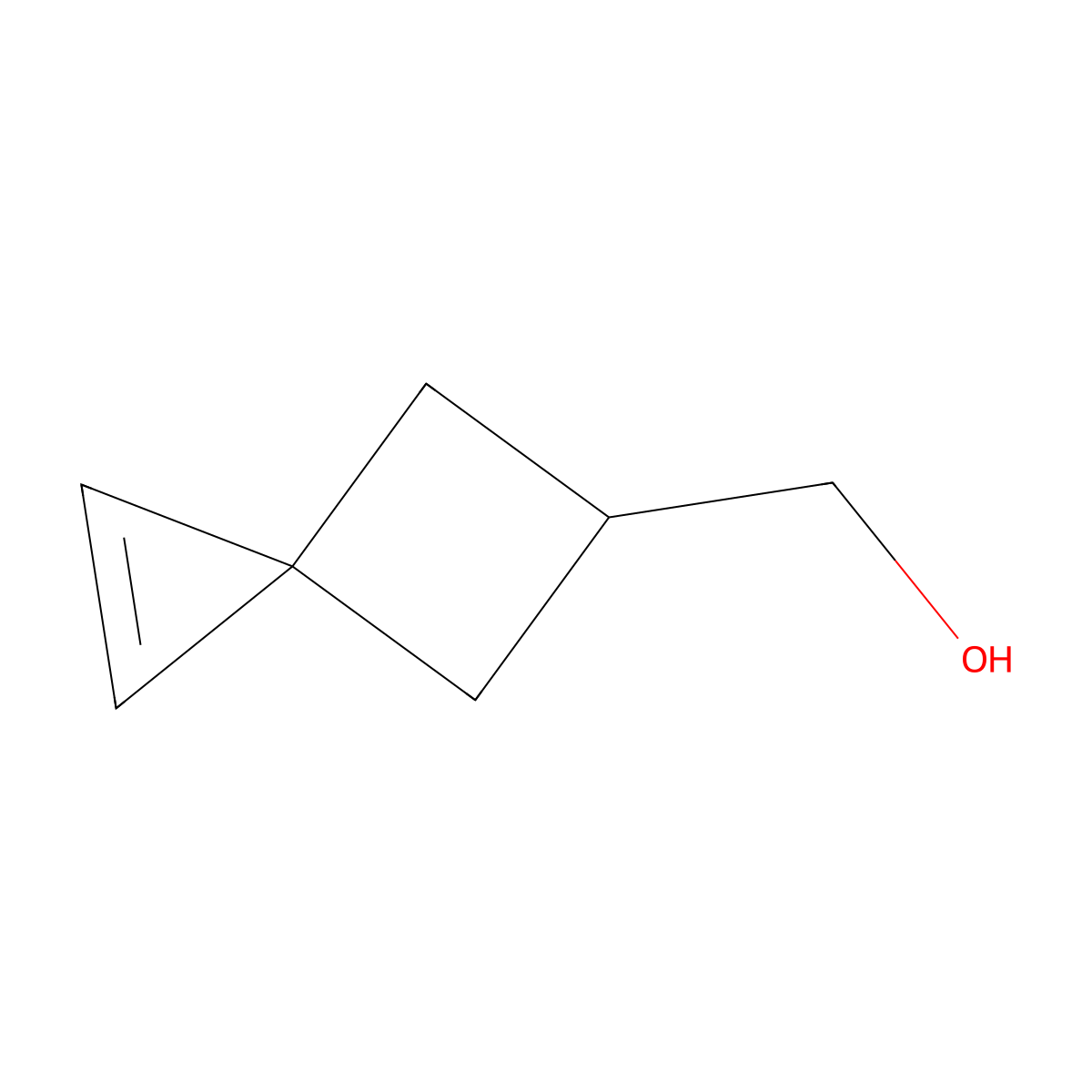 {Spiro[2.3]hex-1-en-5-yl}methanol molecular structure, CAS 1621611-39-9