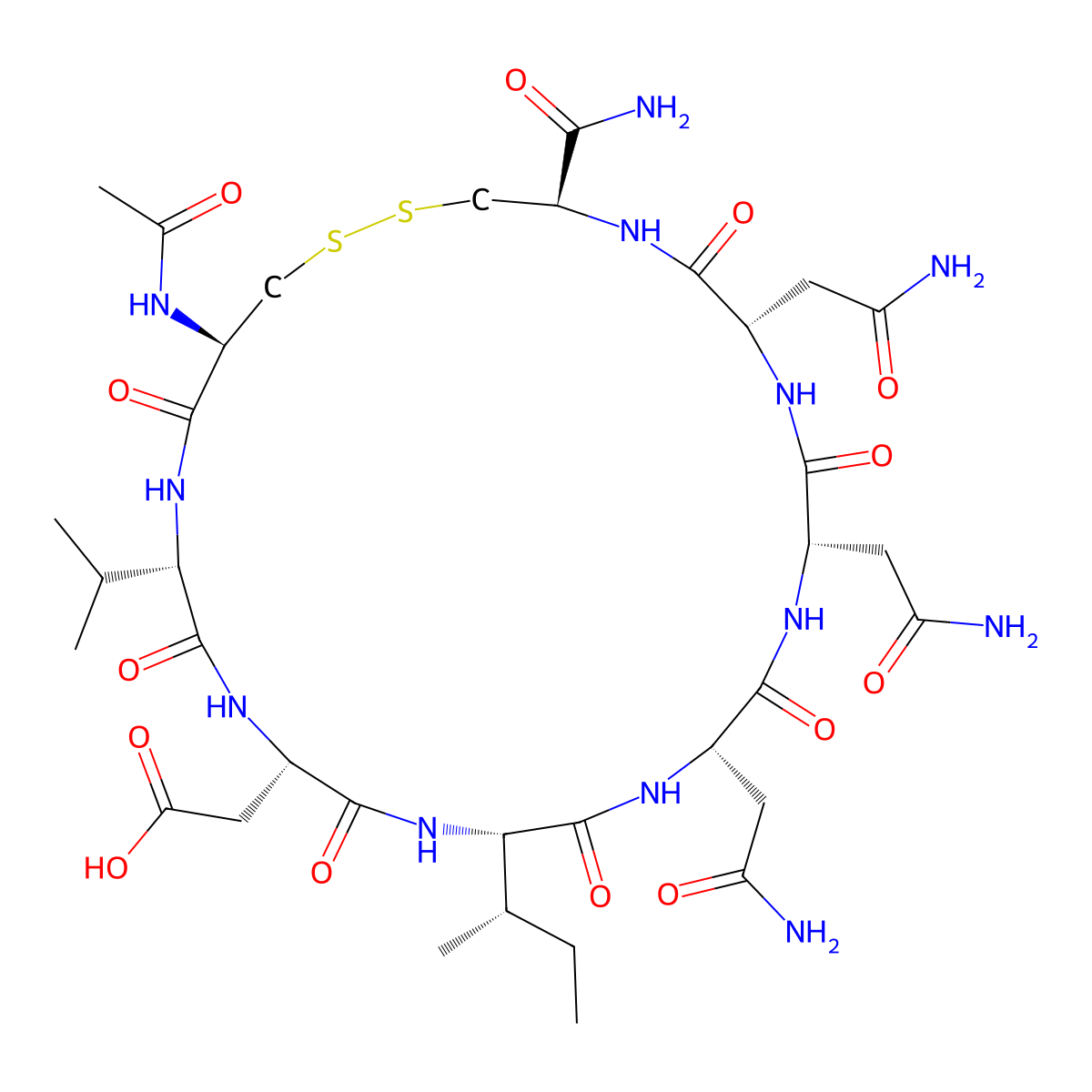 SPSB2-iNOS inhibitory cyclic peptide-1 molecular structure, CAS 1621616-13-4