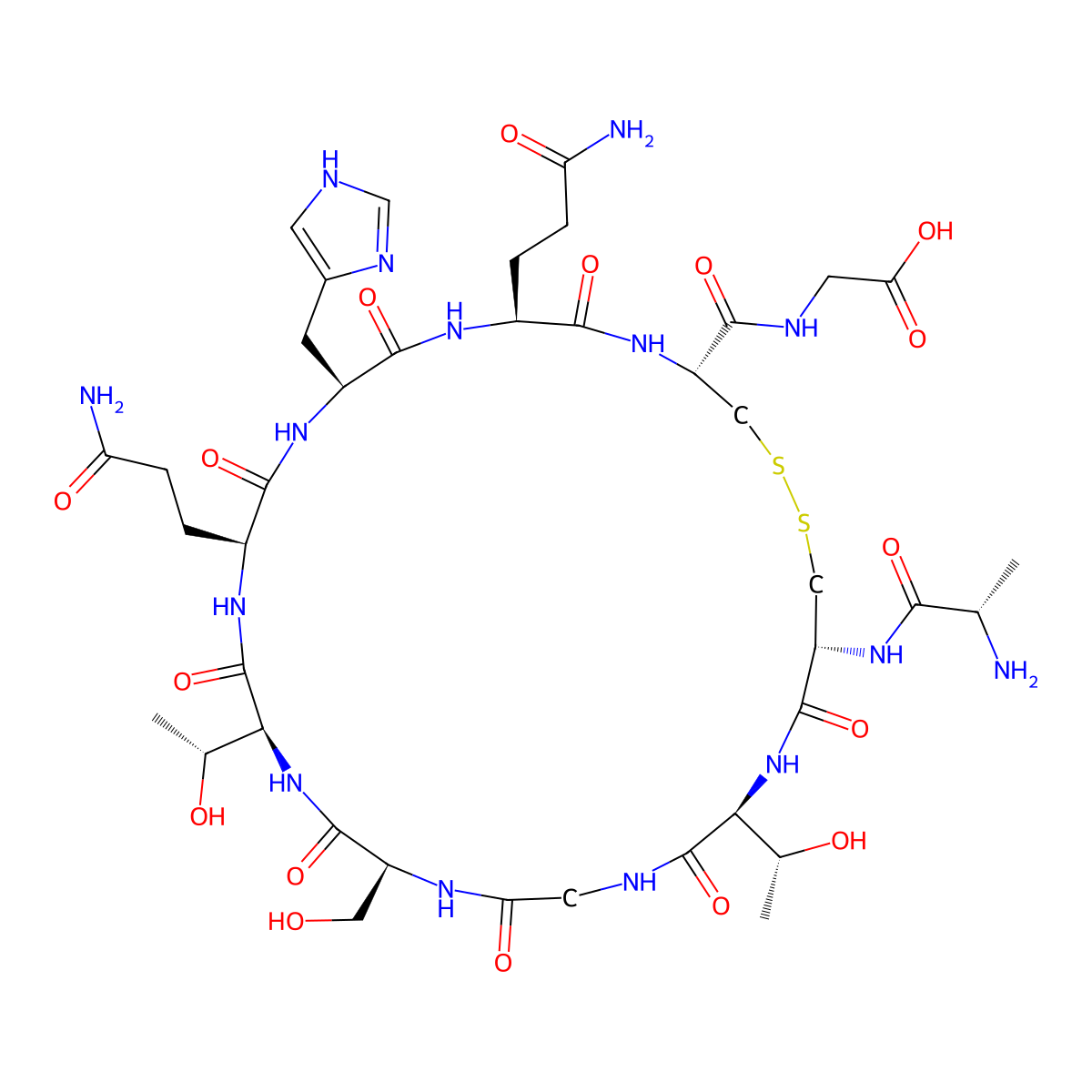 SPACE peptide molecular structure, CAS 1621717-95-0