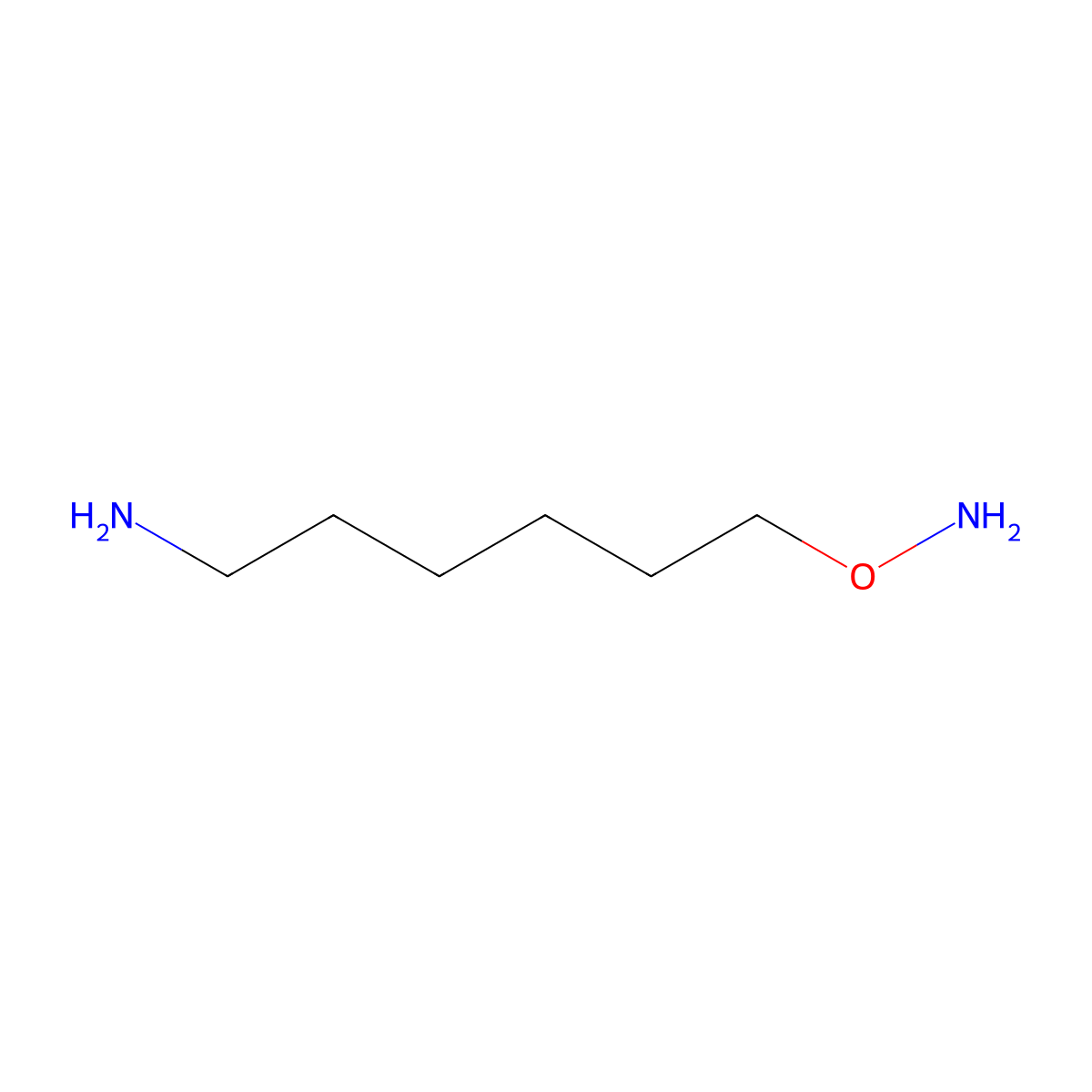 1-Aminooxy-6-aminohexane molecular structure, CAS 162181-00-2