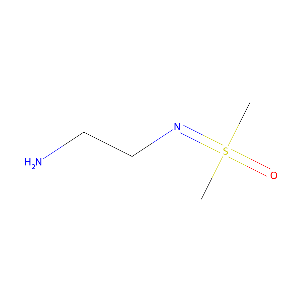 [(2-Aminoethyl)imino]dimethyl-lambda6-sulfanone molecular structure, CAS 1622050-37-6