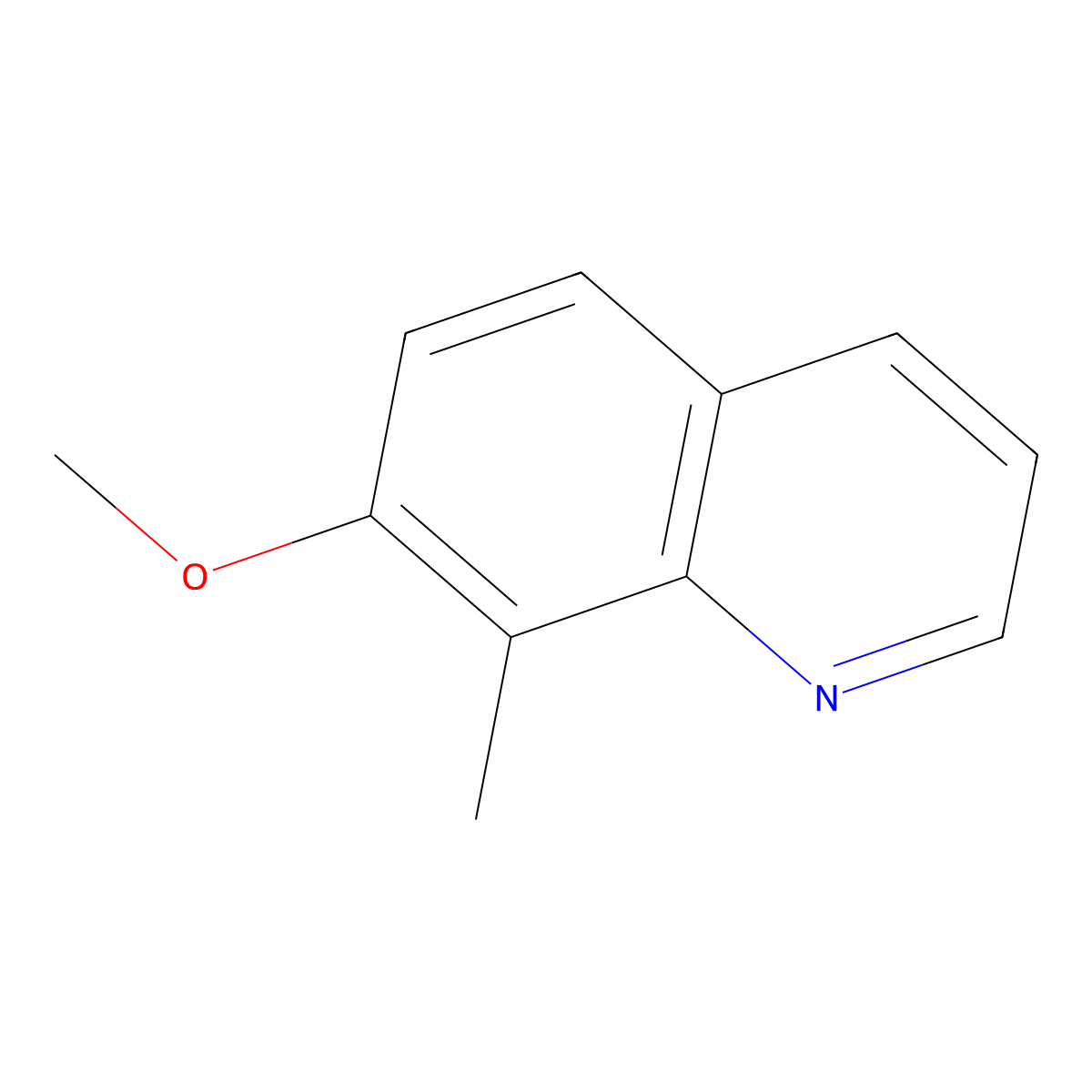 7-Methoxy-8-methylquinoline molecular structure, CAS 1622100-48-4
