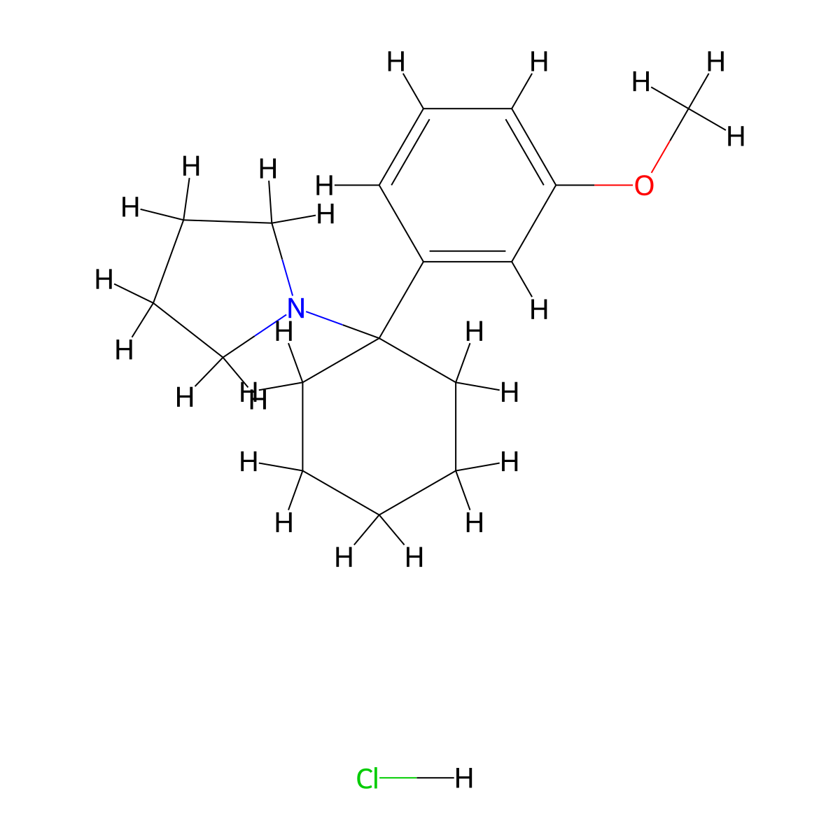 3-methoxy Rolicyclidine (hydrochloride) molecular structure, CAS 1622348-66-6