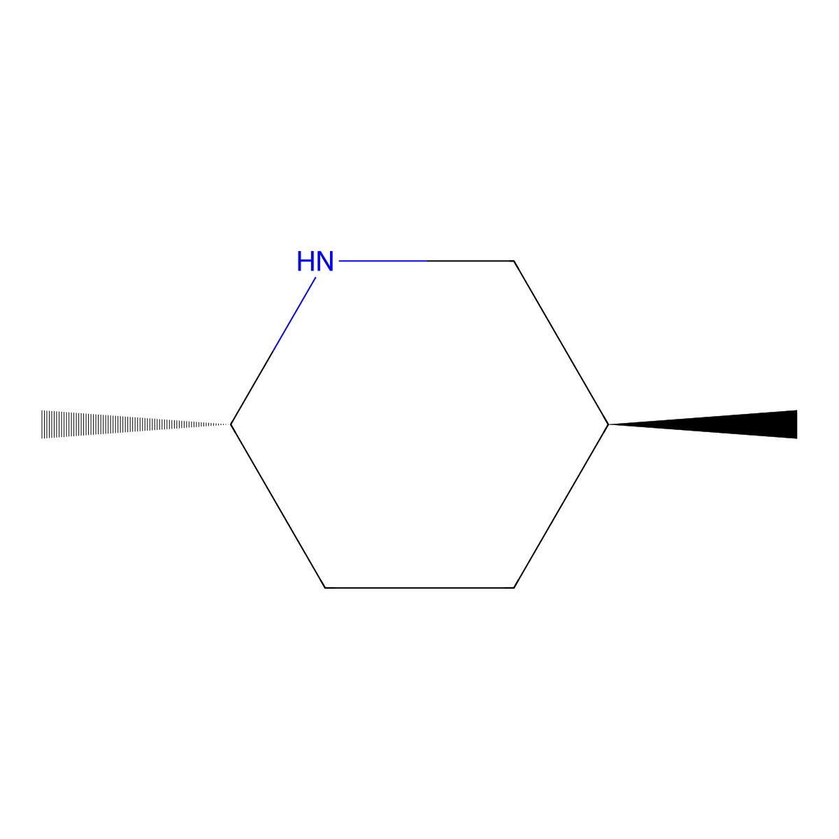 (2S,5S)-2,5-dimethylpiperidine molecular structure, CAS 162241-02-3