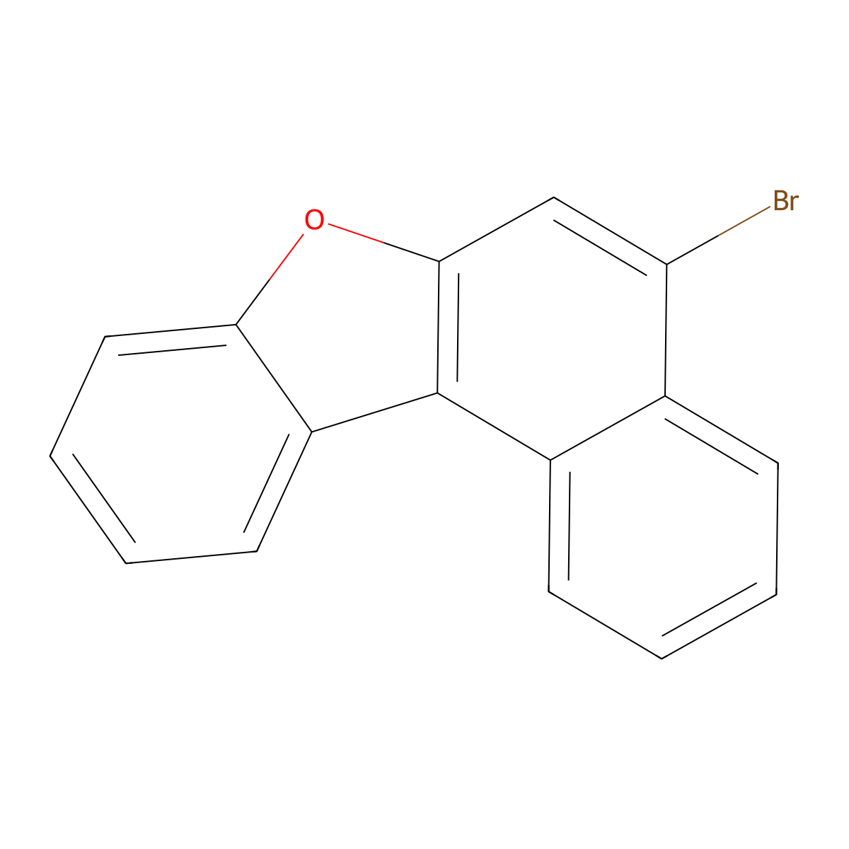 5-Bromobenzo[b]naphtho[1,2-d]furan molecular structure, CAS 1622452-00-9