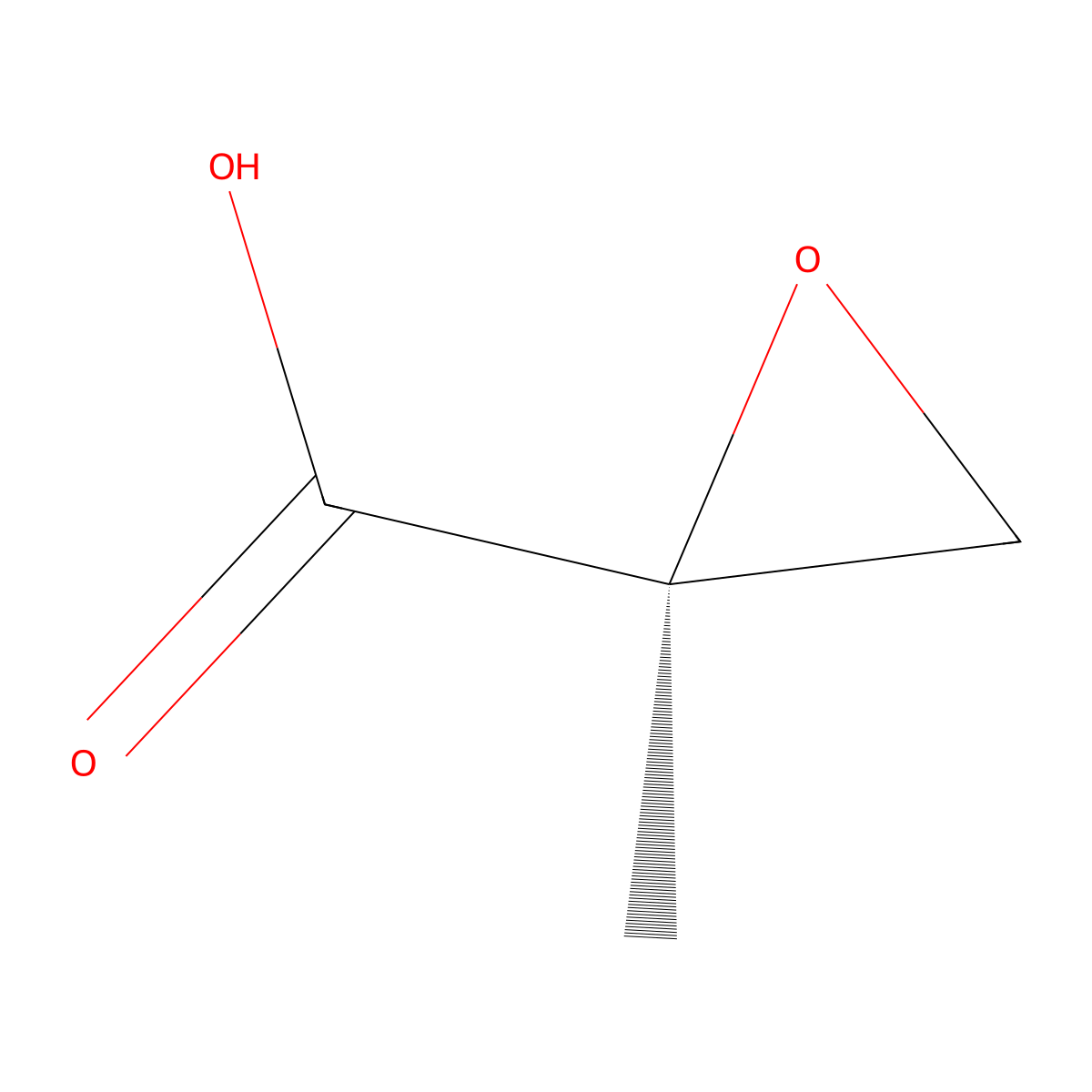 (S)-2-Methyloxirane-2-carboxylic acid molecular structure, CAS 162251-64-1