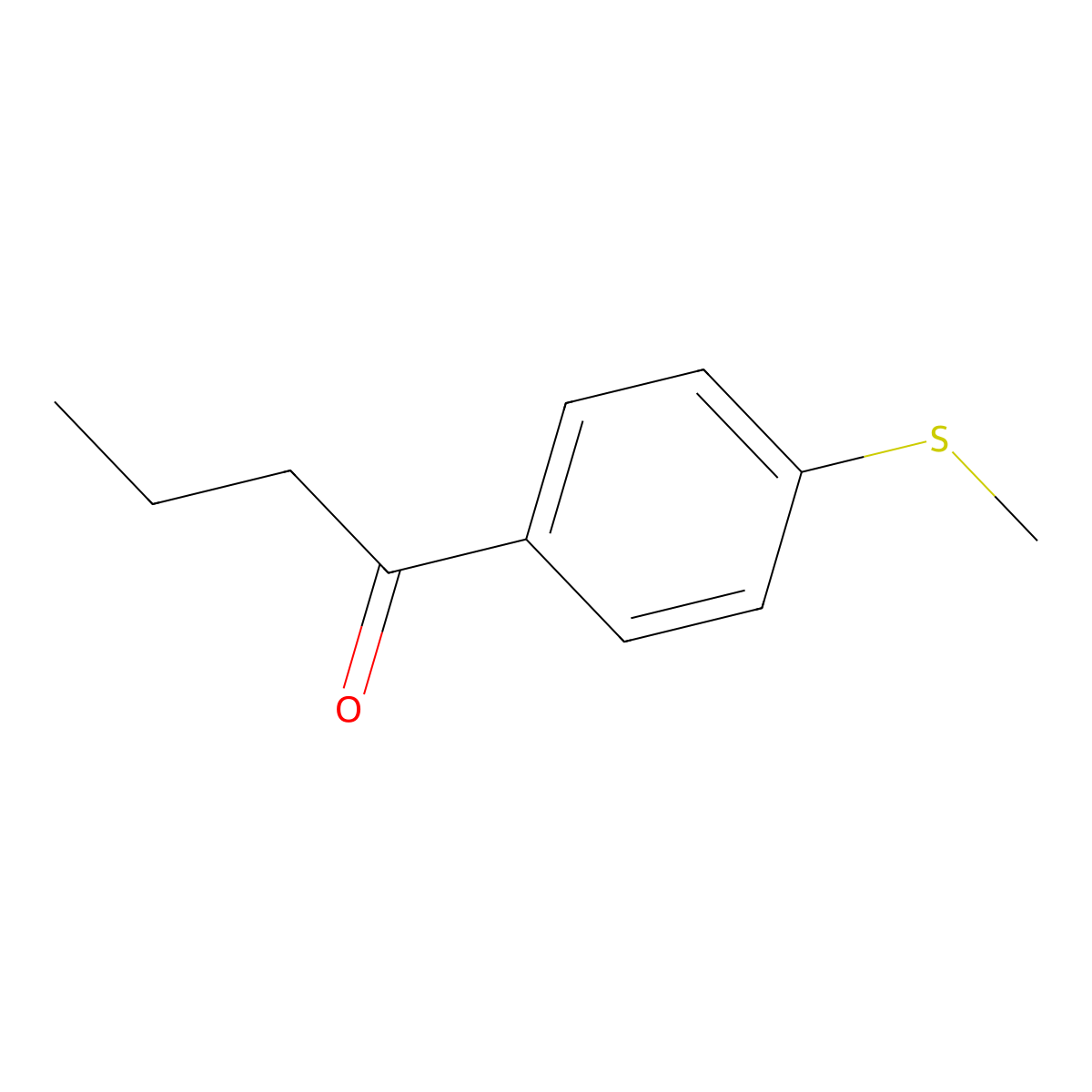 4'-(Methylthio)butyrophenone molecular structure, CAS 162267-01-8