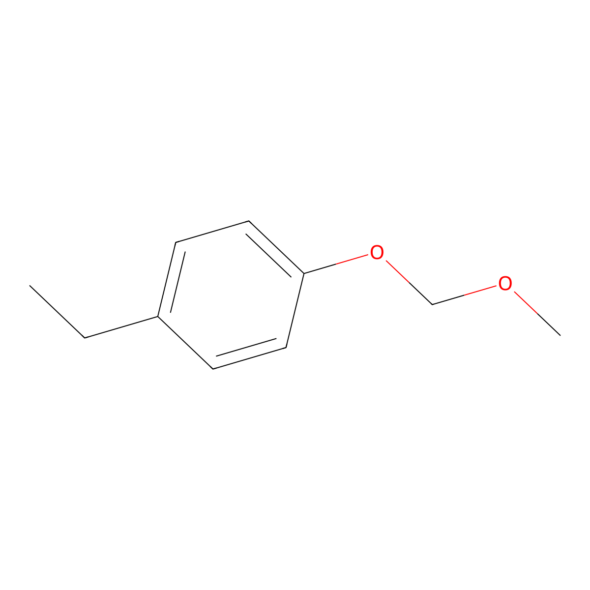 1-Ethyl-4-(methoxymethoxy)benzene molecular structure, CAS 162269-85-4