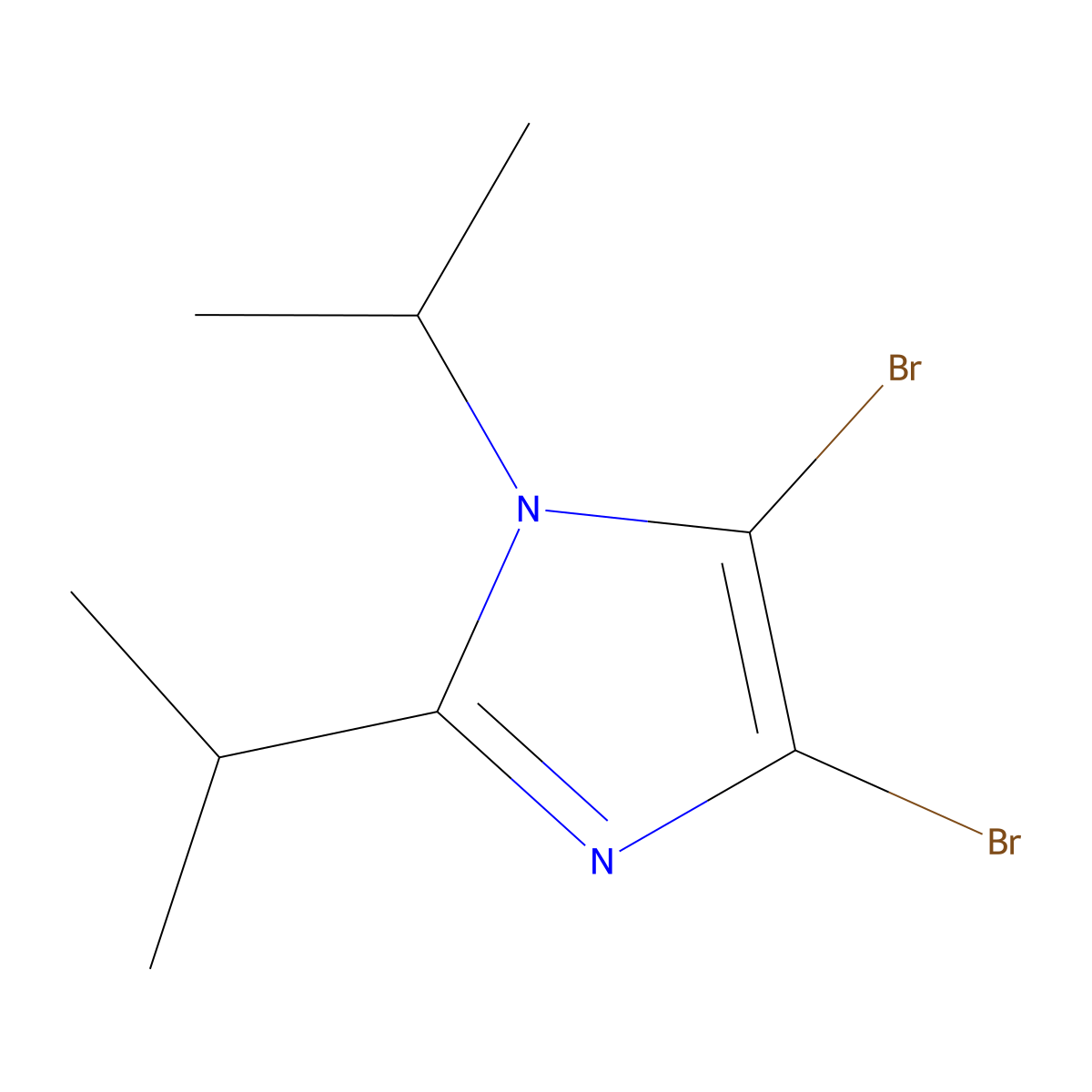 4,5-Dibromo-1,2-di(iso-propyl)-1H-imidazole molecular structure, CAS 1622838-98-5