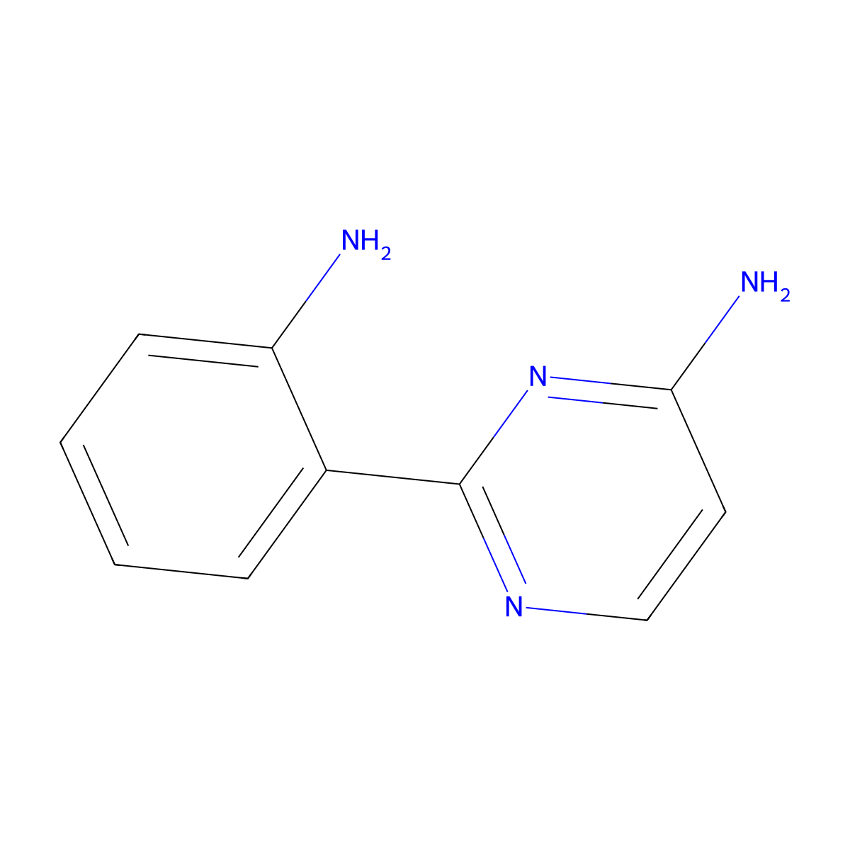 4-Amino-2-(2-aminophenyl)pyrimidine molecular structure, CAS 1622839-05-7