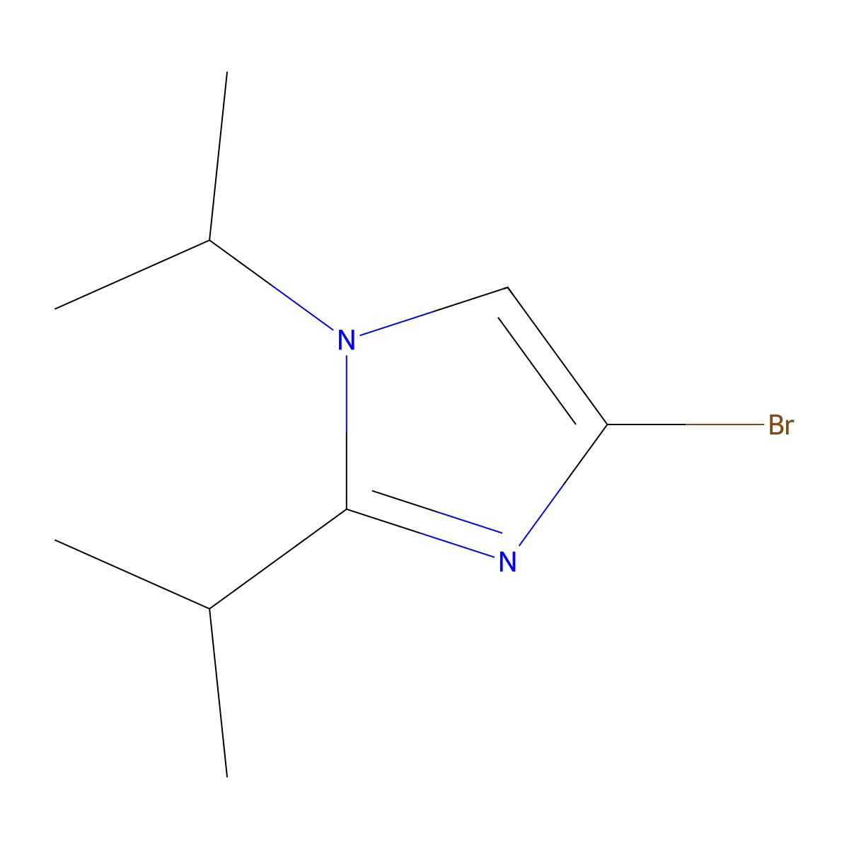 4-Bromo-1,2-di(iso-propyl)imidazole molecular structure, CAS 1622839-31-9