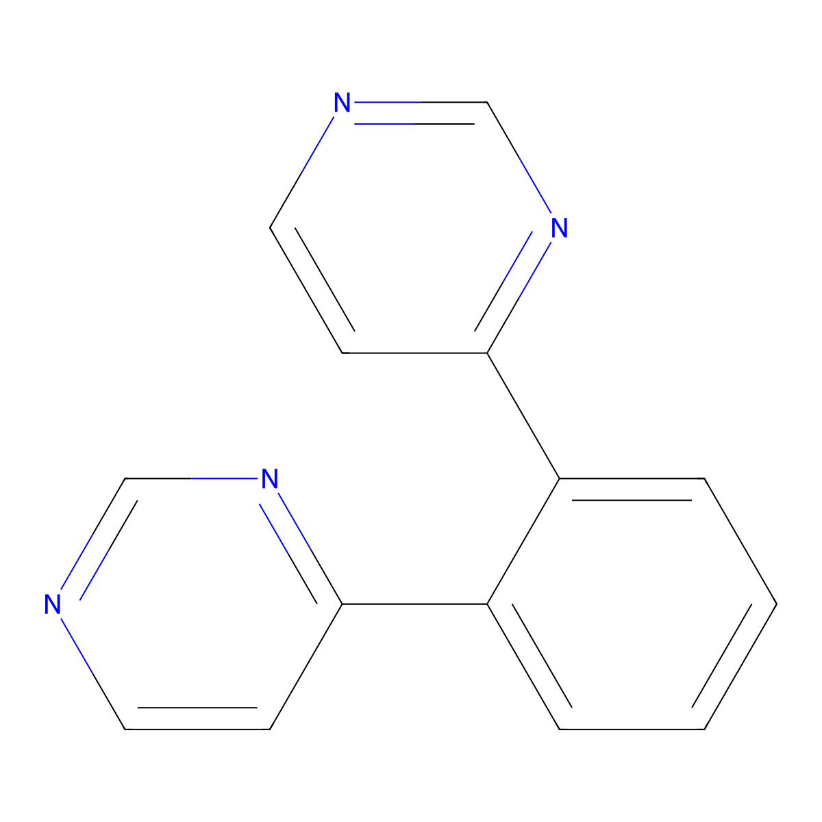 1,2-DI(Pyrimidin-4-YL)benzene molecular structure, CAS 1622839-53-5