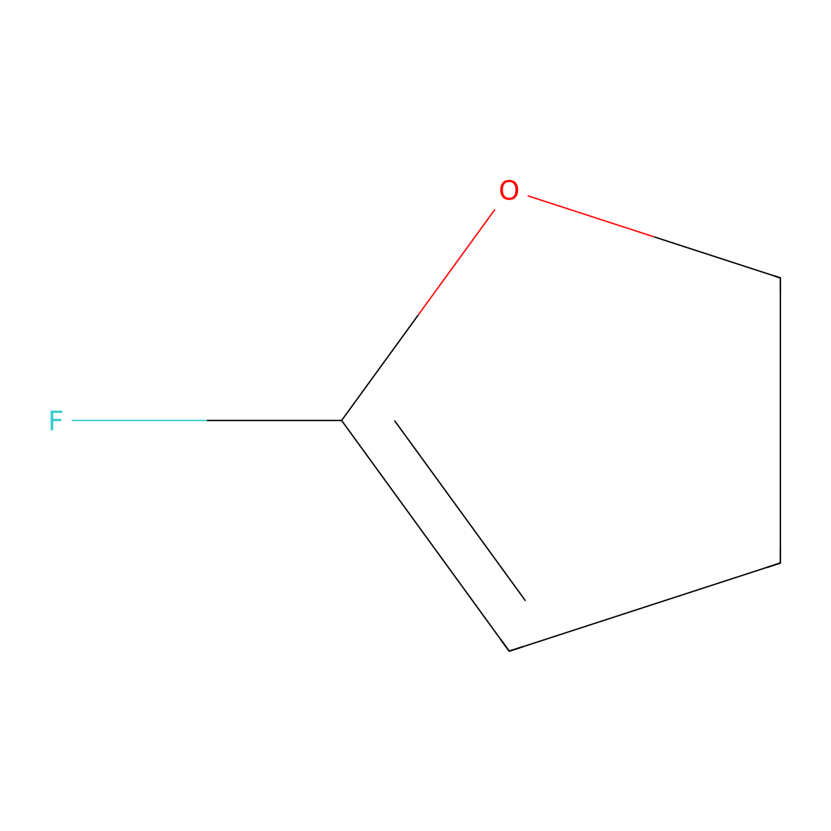 2,3-Dihydro-5-fluorofuran molecular structure, CAS 1622843-74-6