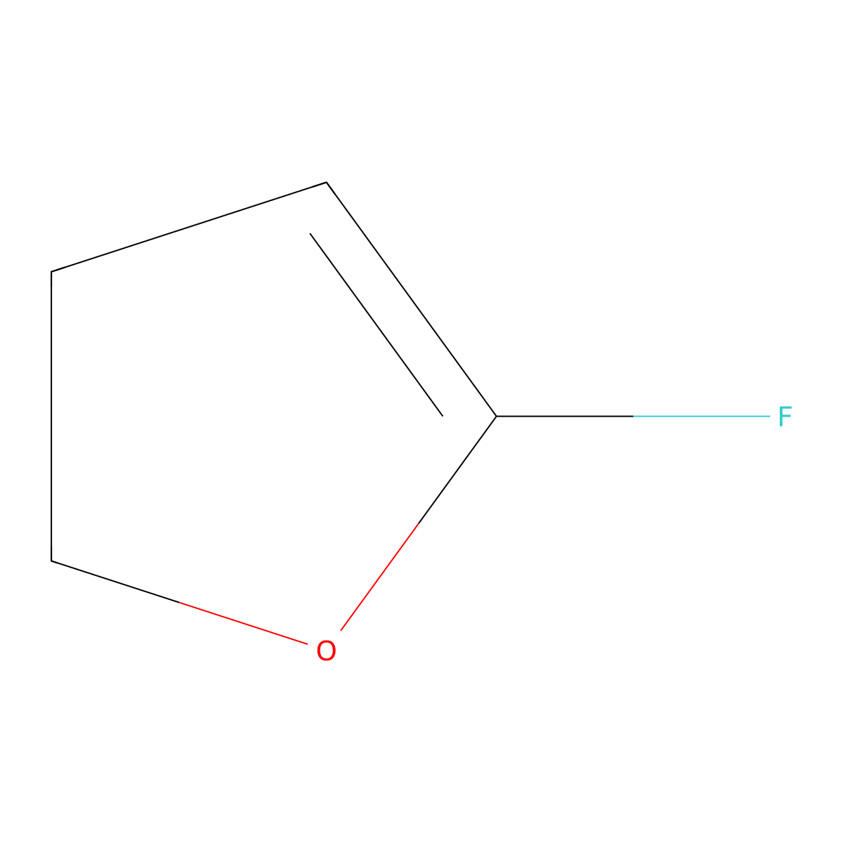 2,3-Dihydro-5-fluorofuran molecular structure, CAS 1622843-74-6