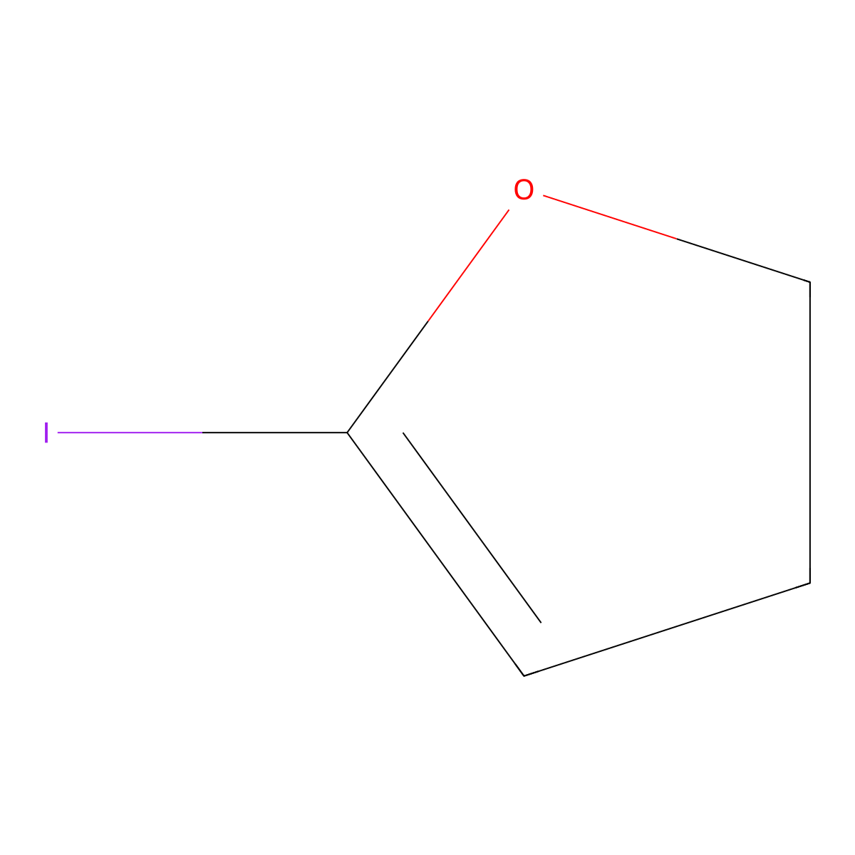 2,3-Dihydro-5-iodofuran molecular structure, CAS 1622844-05-6