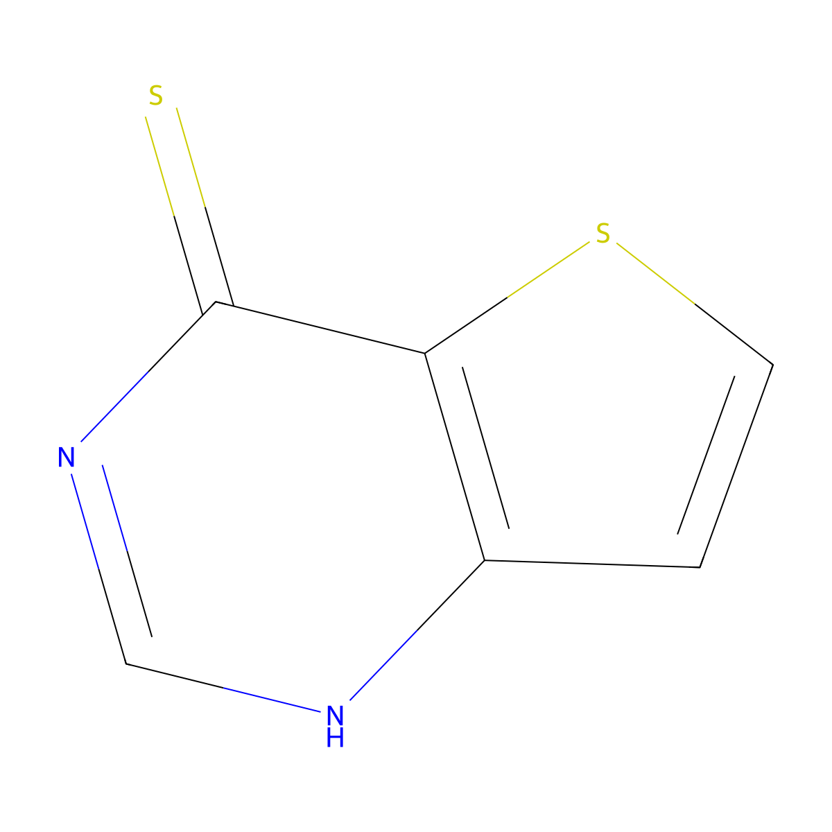 Thieno[3,2-d]pyrimidine-4-thiol molecular structure, CAS 16229-24-6