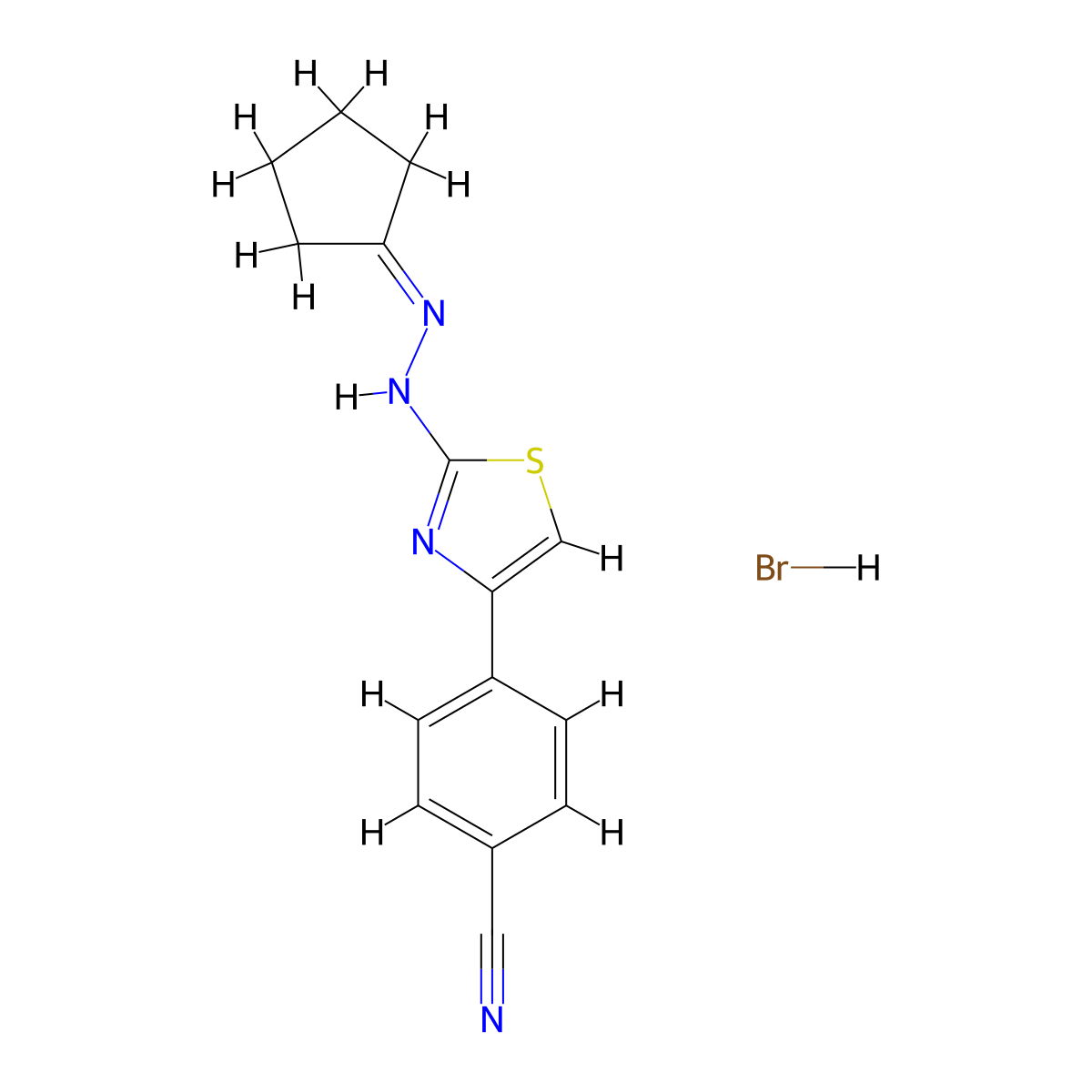 Remodelin HBR molecular structure, CAS 1622921-15-6