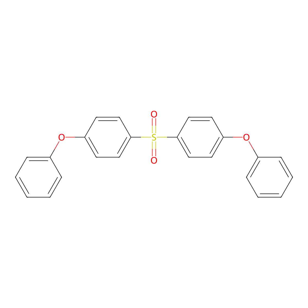 4,4'-Sulfonylbis(phenoxybenzene) molecular structure, CAS 1623-91-2