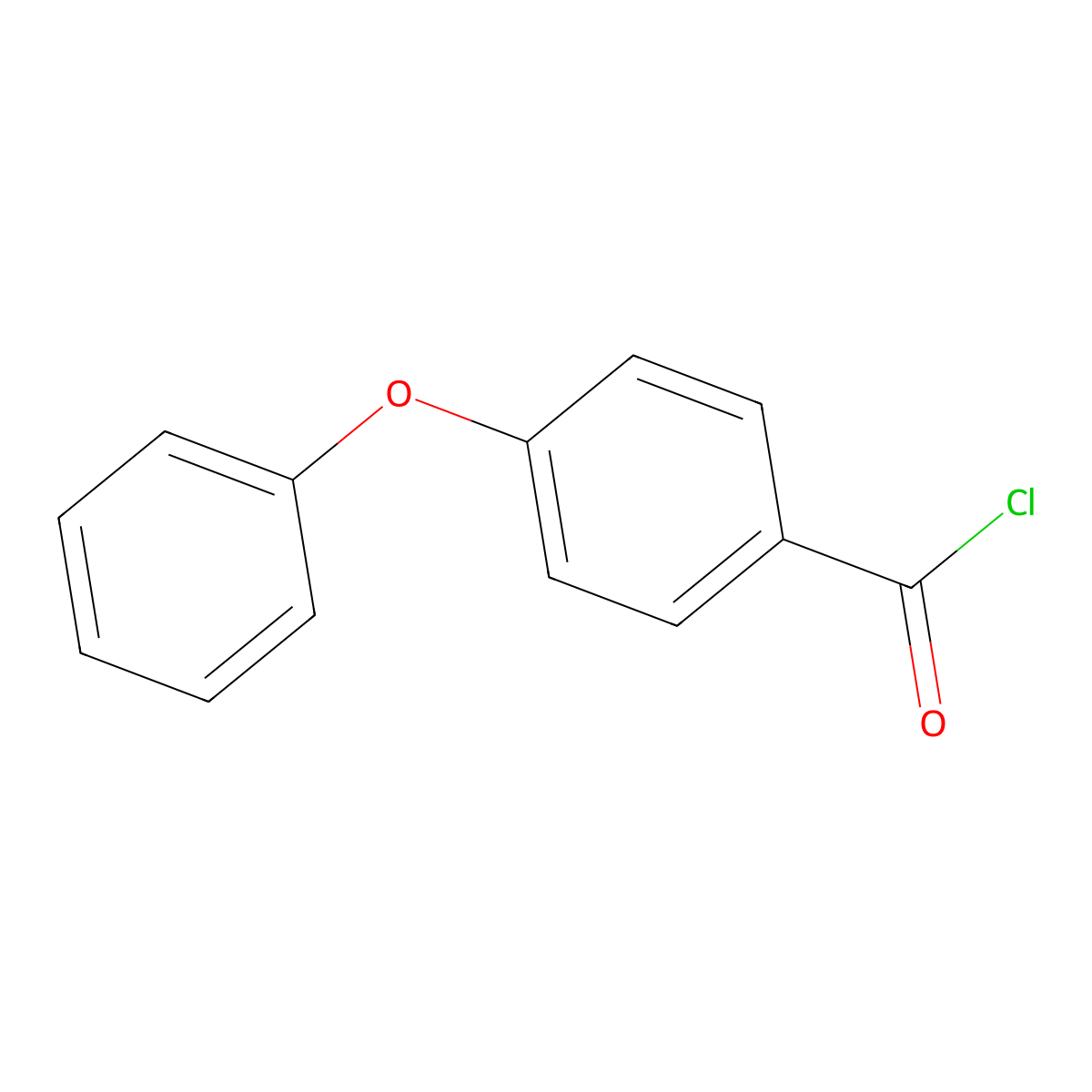 4-Phenoxybenzoyl chloride molecular structure, CAS 1623-95-6