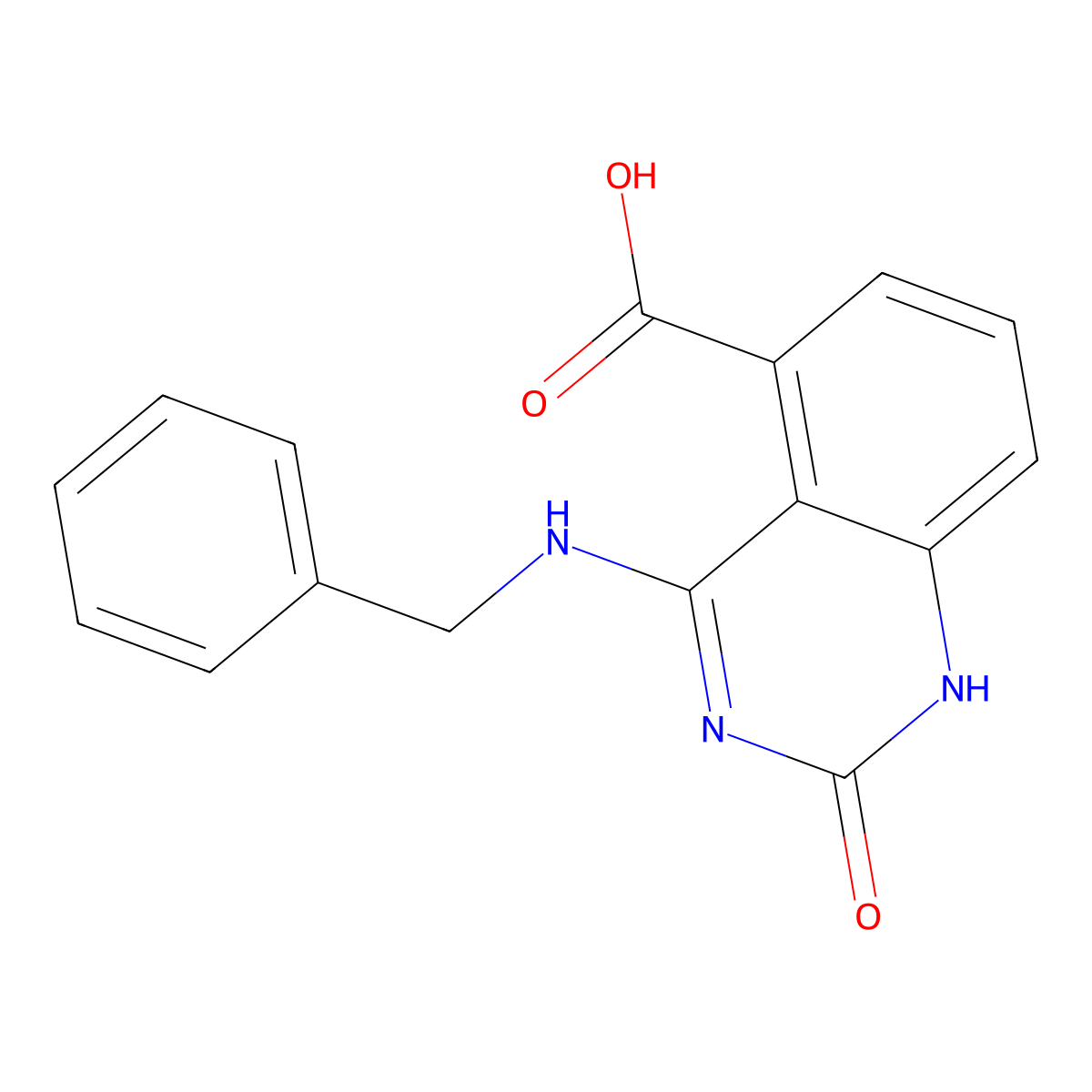 4-(Benzylamino)-2-oxo-1,2-dihydroquinazoline-5-carboxylic acid molecular structure, CAS 1623079-54-8