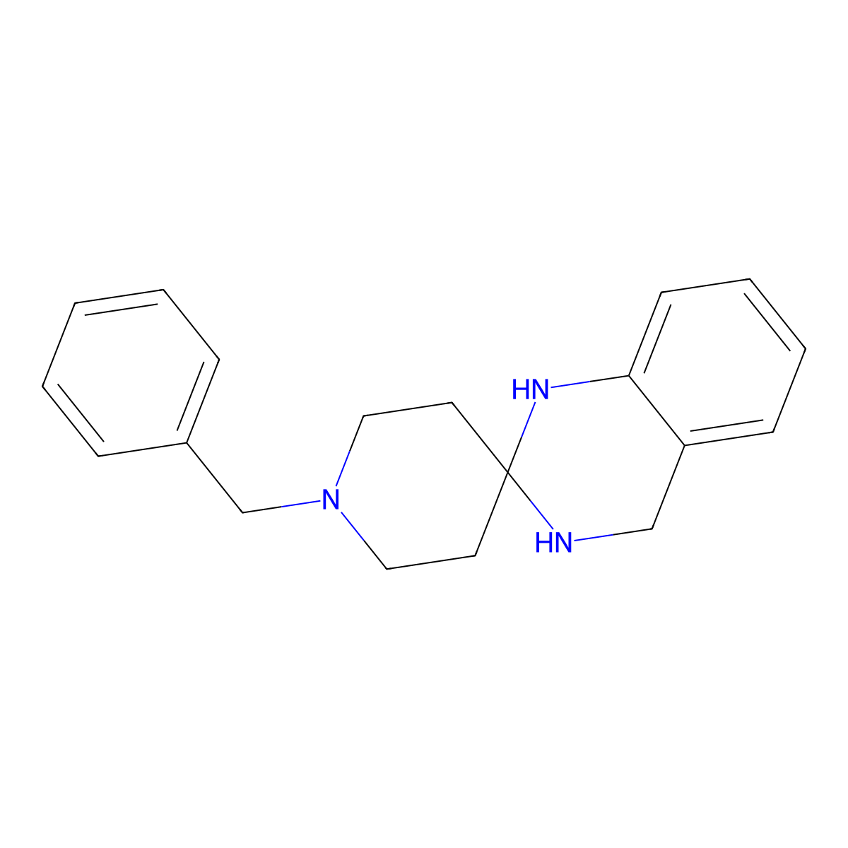 1-benzyl-3',4'-dihydro-1'H-spiro[piperidine-4,2'-quinazoline] molecular structure, CAS 1623080-56-7