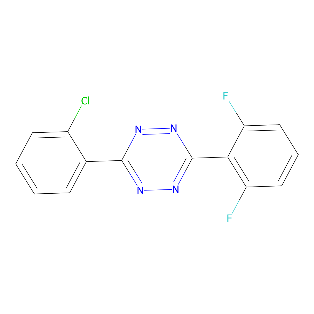 Diflovidazin molecular structure, CAS 162320-67-4