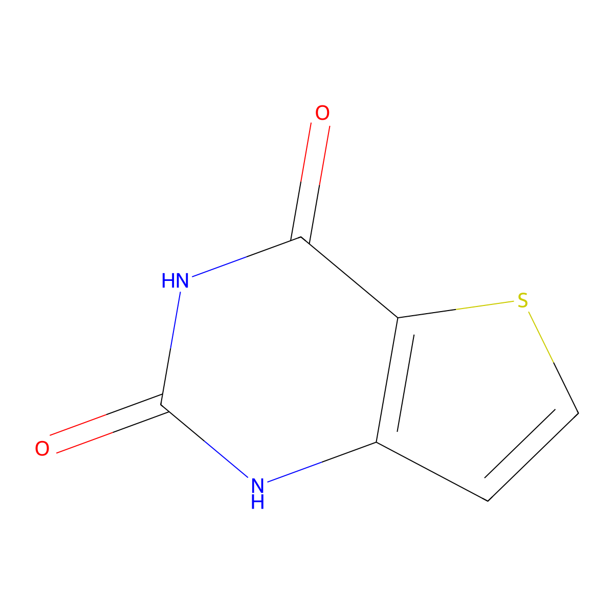 Thieno(3,2-d)pyrimidine-2,4(1H,3H)-dione molecular structure, CAS 16233-51-5