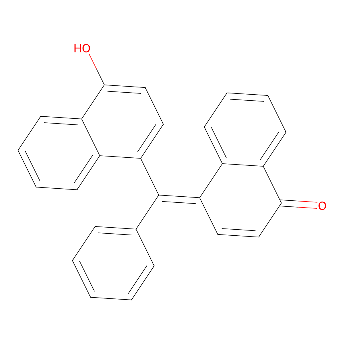 a-Naphtholbenzein (Technical Grade) molecular structure, CAS 162335-97-9