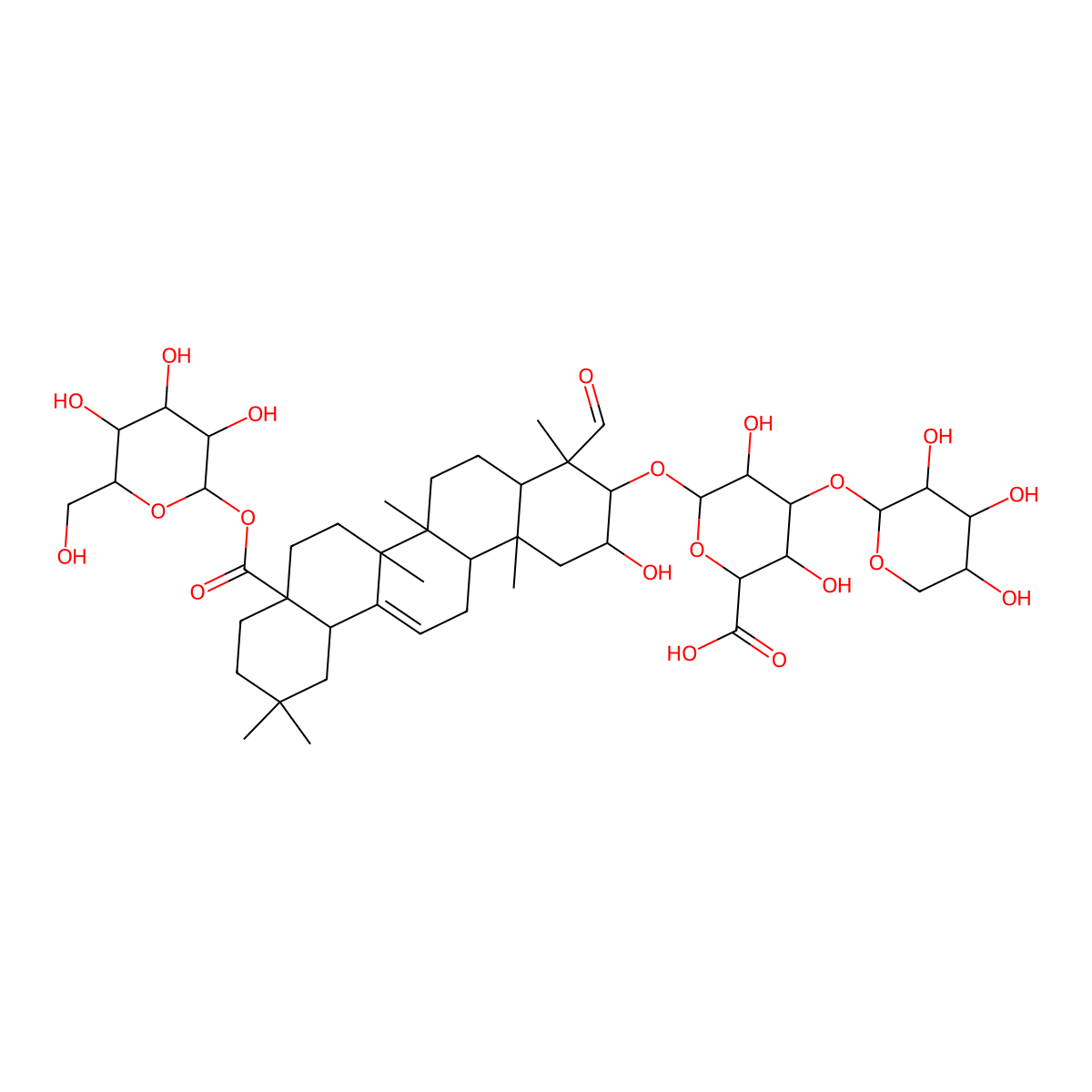 Celosin H molecular structure, CAS 1623405-28-6