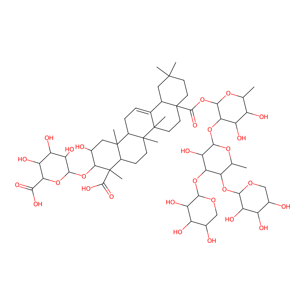 Celosin J molecular structure, CAS 1623405-29-7