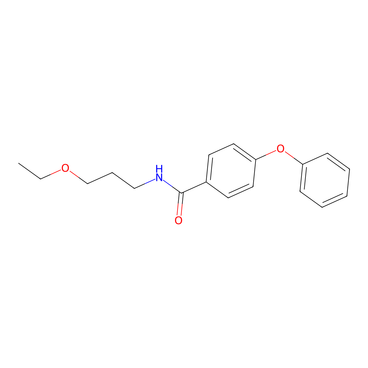N-(3-Ethoxypropyl)-4-phenoxybenzamide molecular structure, CAS 1623462-45-2