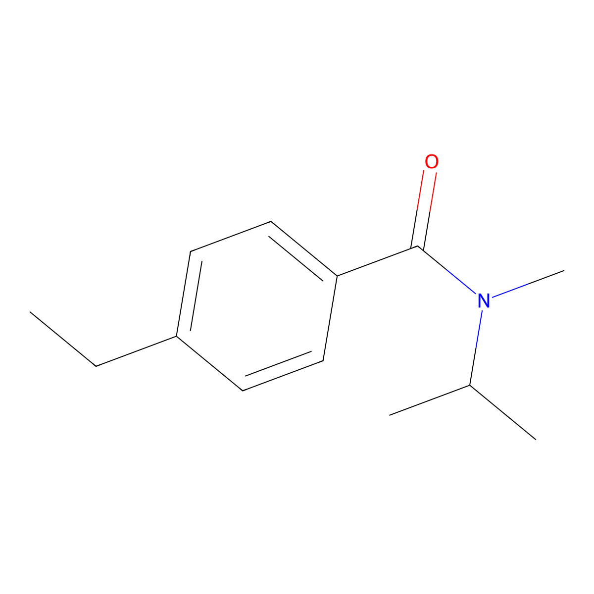 4-Ethyl-N-methyl-N-(1-methylethyl)benzamide molecular structure, CAS 1623538-51-1