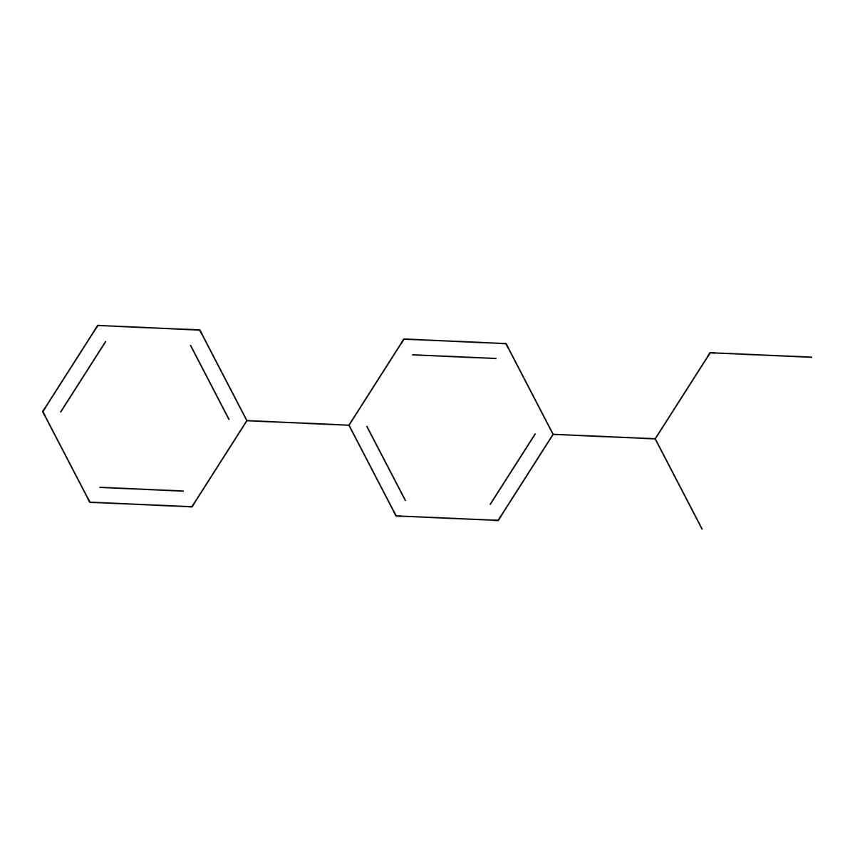4-sec-Butylbiphenyl molecular structure, CAS 16236-40-1
