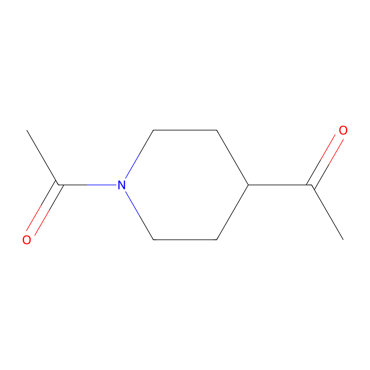 1,4-Diacetylpiperidine molecular structure, CAS 162368-01-6