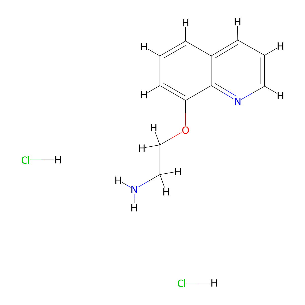 [2-(Quinolin-8-yloxy)ethyl]amine dihydrochloride molecular structure, CAS 16237-32-4