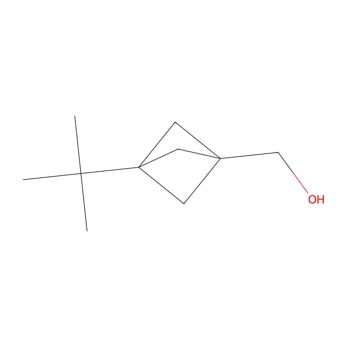 {3-Tert-butylbicyclo[1.1.1]pentan-1-yl}methanol molecular structure, CAS 162374-89-2