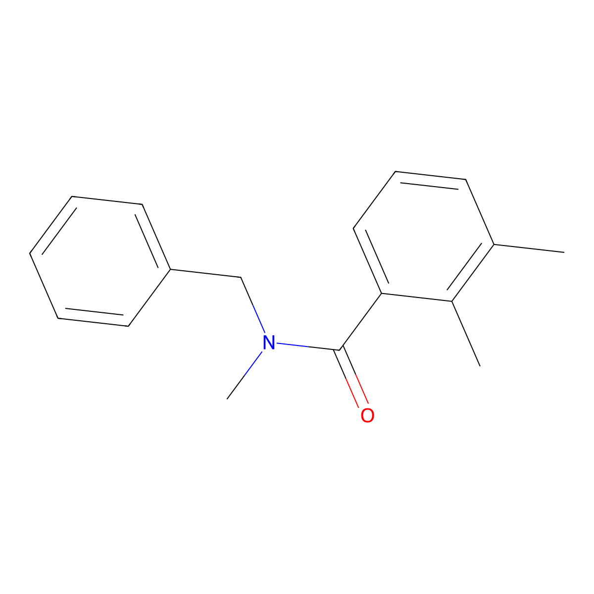 N,2,3-Trimethyl-N-(phenylmethyl)benzamide molecular structure, CAS 1624021-82-4