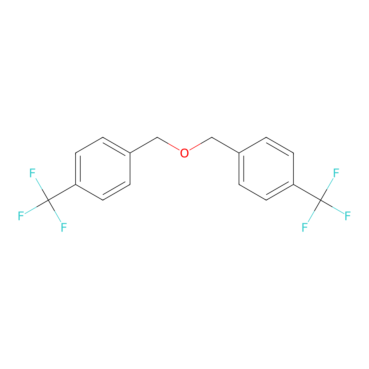 1,1'-[Oxybis(methylene)]bis[4-(trifluoromethyl)benzene] molecular structure, CAS 162404-64-0