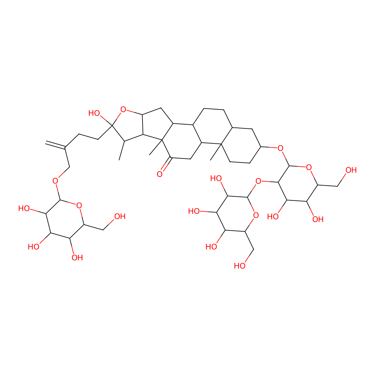 Macrostemonoside I molecular structure, CAS 162413-63-0